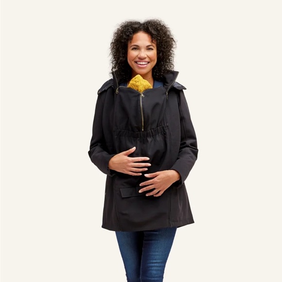 Nom Maternity 3-in-1 Black Coat - Picture 6 of 7